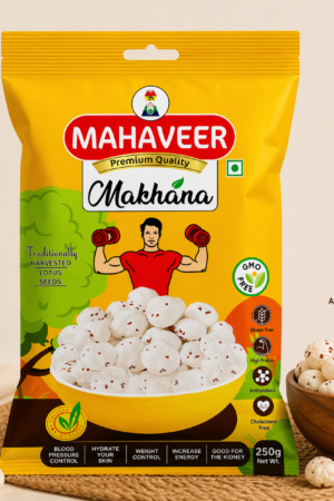 Mahaveer Makhana – Raw Foxnuts Value Pack (250g)